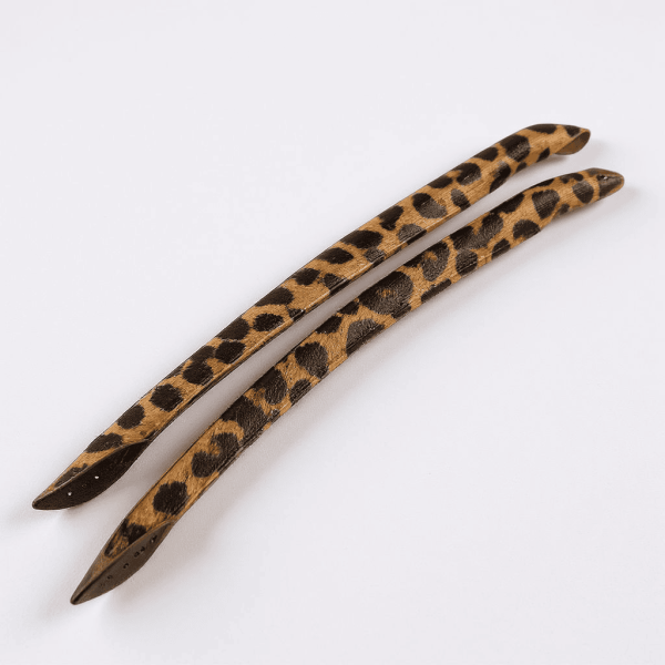 PELİKAN MODEL 40 CM ÇİFT ÇANTA SAPI LEOPAR