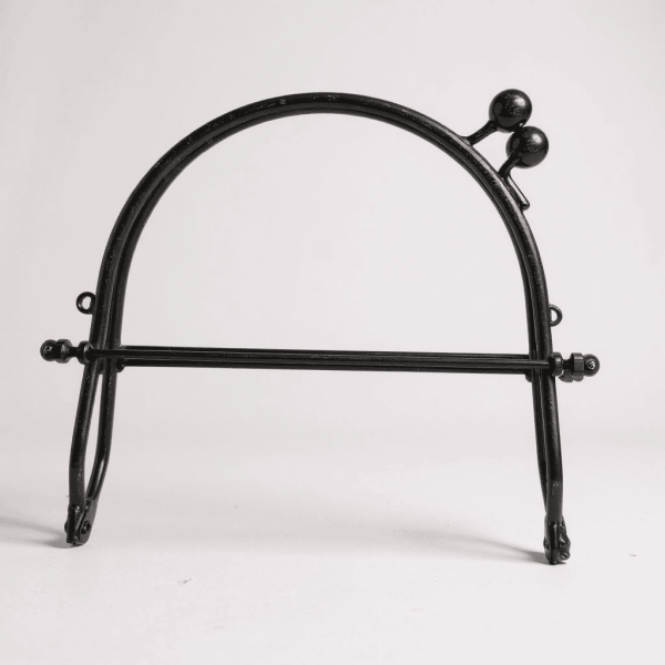 METAL ÇANTA KLİPSİ (ÖPÜCÜK KLİPS) 17 CM SİYAH