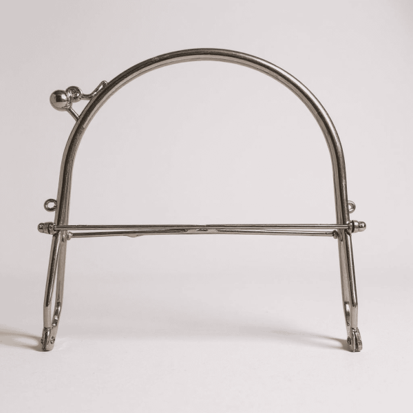 METAL ÇANTA KLİPSİ (ÖPÜCÜK KLİPS) 20 CM NİKEL
