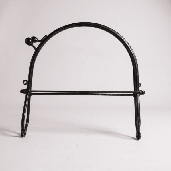METAL ÇANTA KLİPSİ (ÖPÜCÜK KLİPS) 20 CM SİYAH
