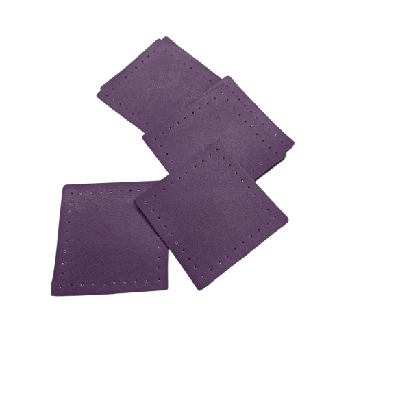 KARE DERİ 10 LU PAKET (8.5 CM) MOR