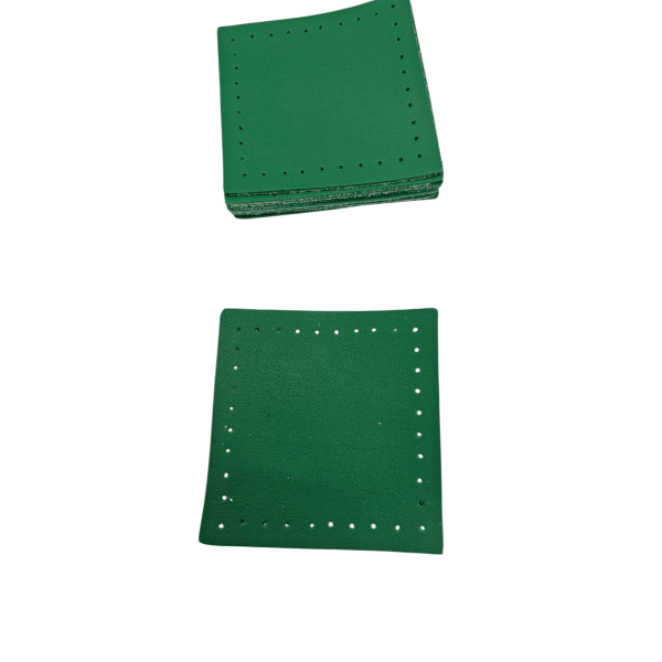 KARE DERİ 10 LU PAKET (8.5 CM) YEŞİL