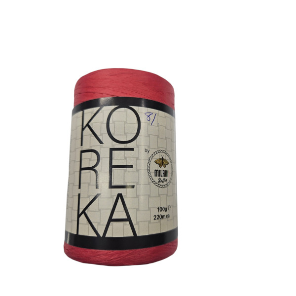 KOREKA RAFFİA NO:81 KIRMIZI