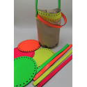 LINED BAG BAG NEON PEMBE